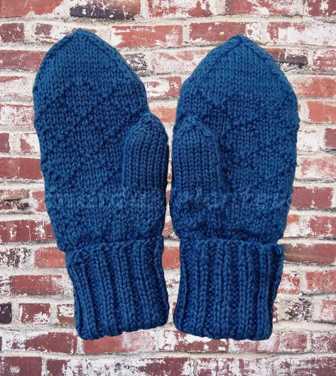 Двойные детские рукавички с горизонтальным пальцем