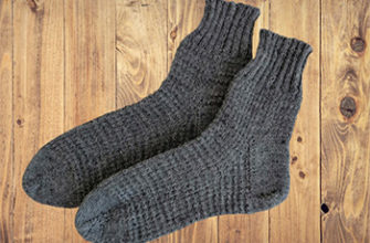 Мужские носки от мыска спицами